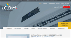 Desktop Screenshot of lc-clim.com